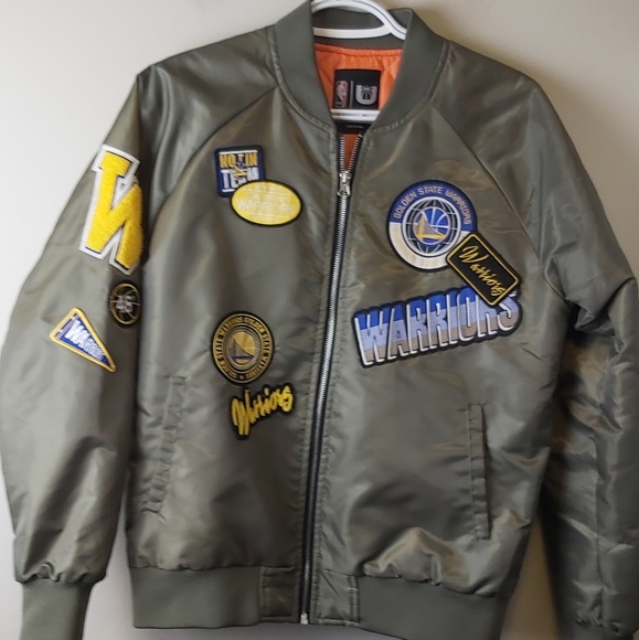 Golden State Warriors Bomber Jacket - Picture 1 of 8